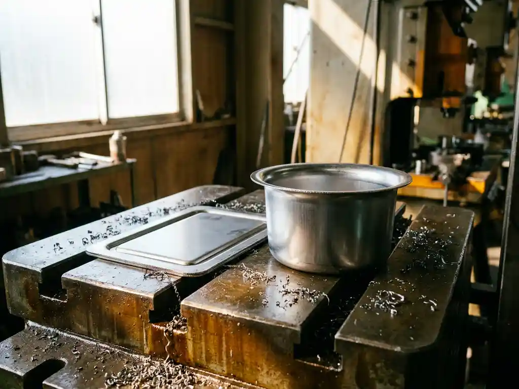 What is the difference between deep drawing and stamping?