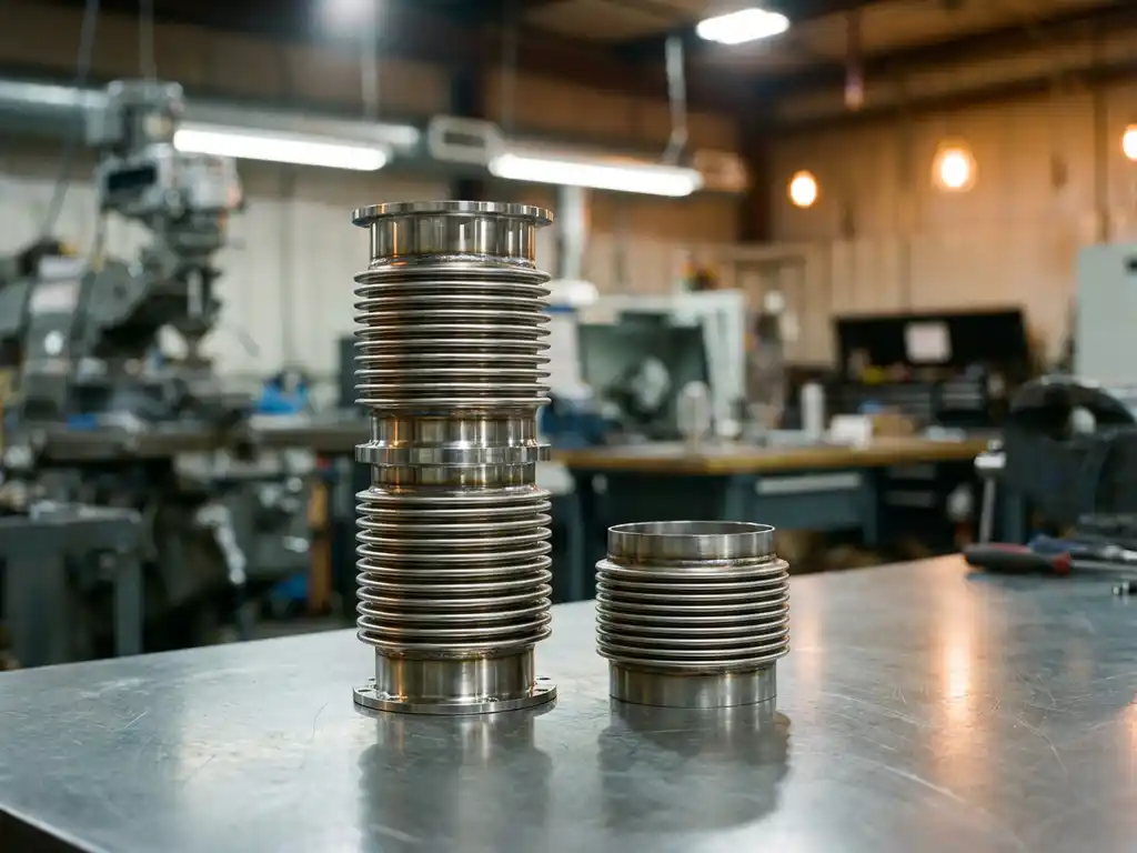 What is a single-layer vs multi-layer metal bellow?