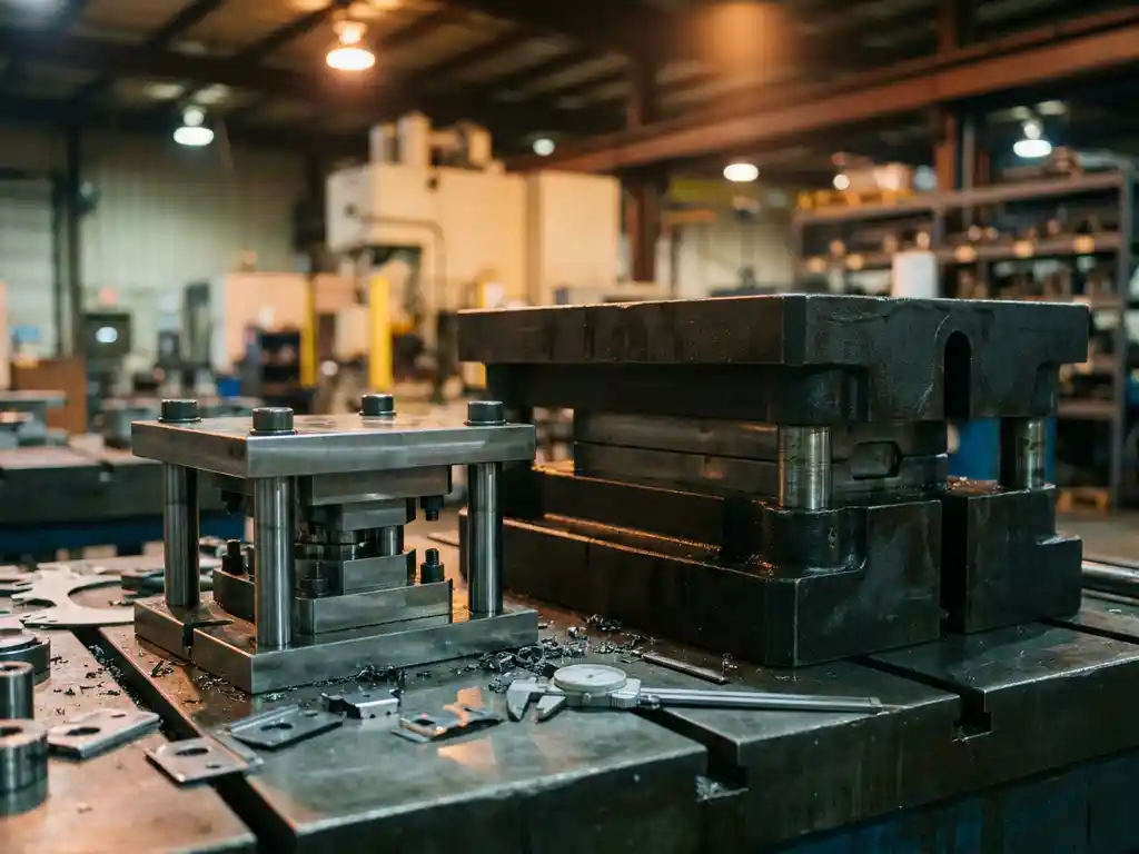 What are the cost differences between progressive die and transfer press tooling?