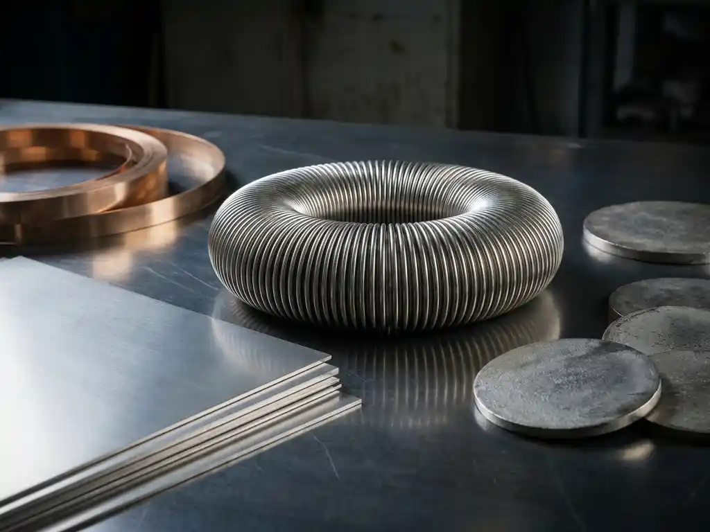 What materials are metal bellows made of?