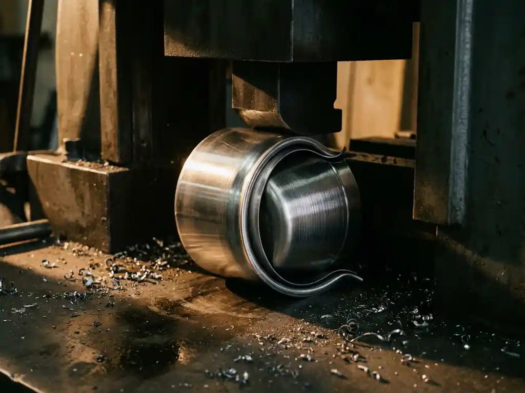 What is deep drawing in manufacturing?